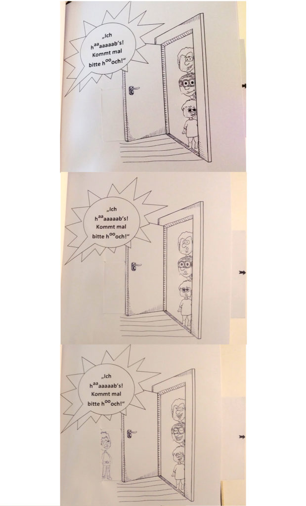 Auszug aus der Vorversion des Bilderbuchs Finn der Erfinder